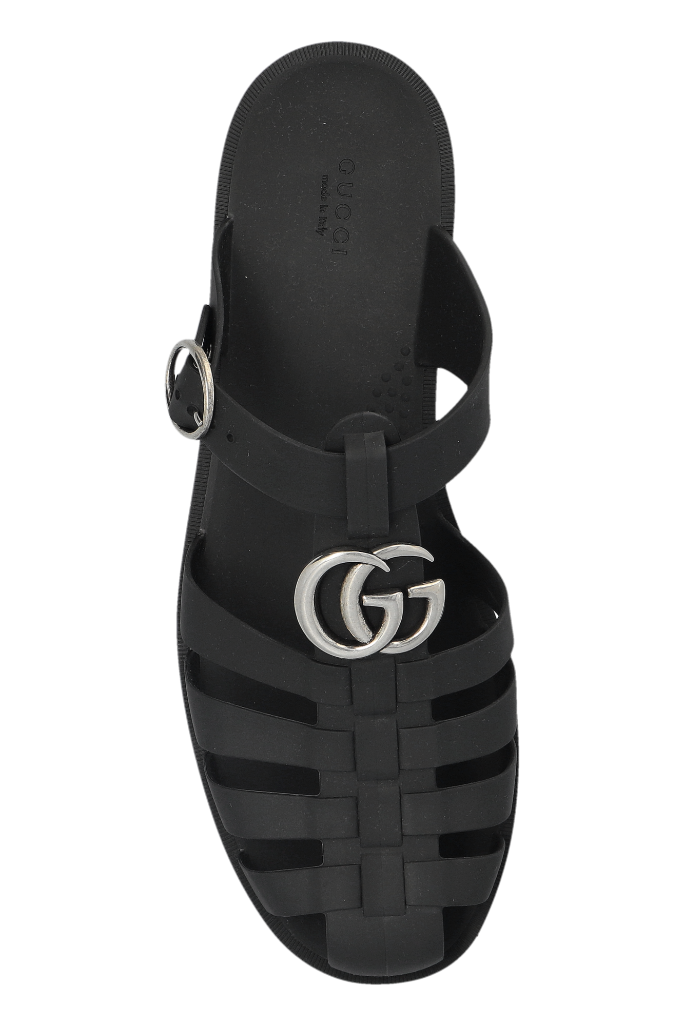 Gray gucci slides online